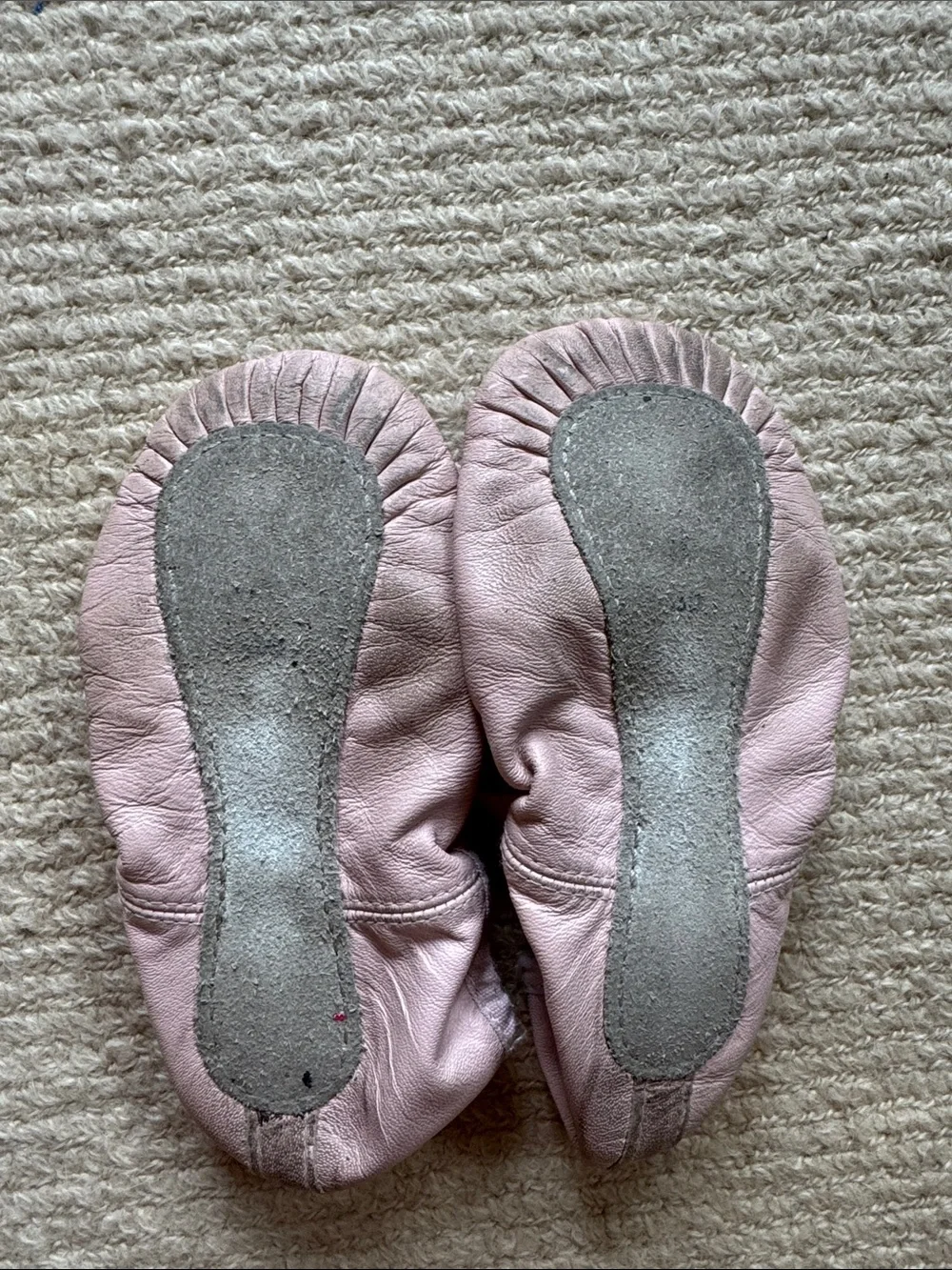 Bloch Soft Pink Leather Ballet Slippers for Kids